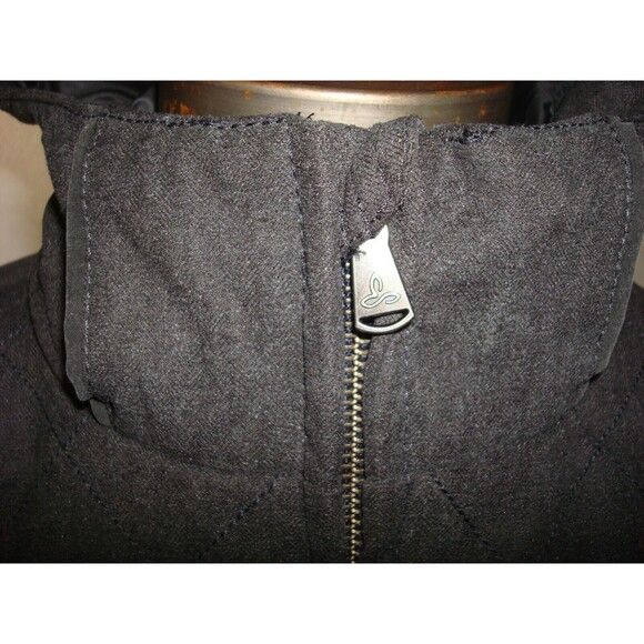 New NWT Prana Inna Dark Gray Womens S Jacket Coat Zip Long Hood Warm Wat… - Picture 8 of 12
